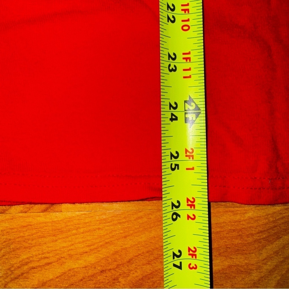 LA Angels Christian Moore #4 T Shirt Red Youth Size XL Distressed Number On Back - Picture 9 of 9